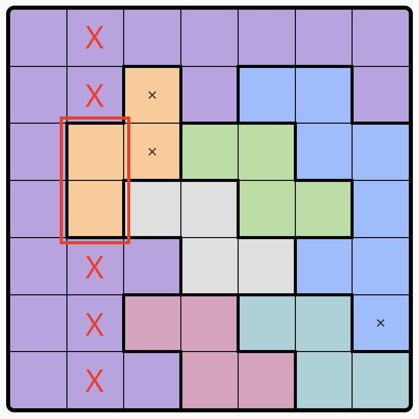 LinkedIn Queens puzzle